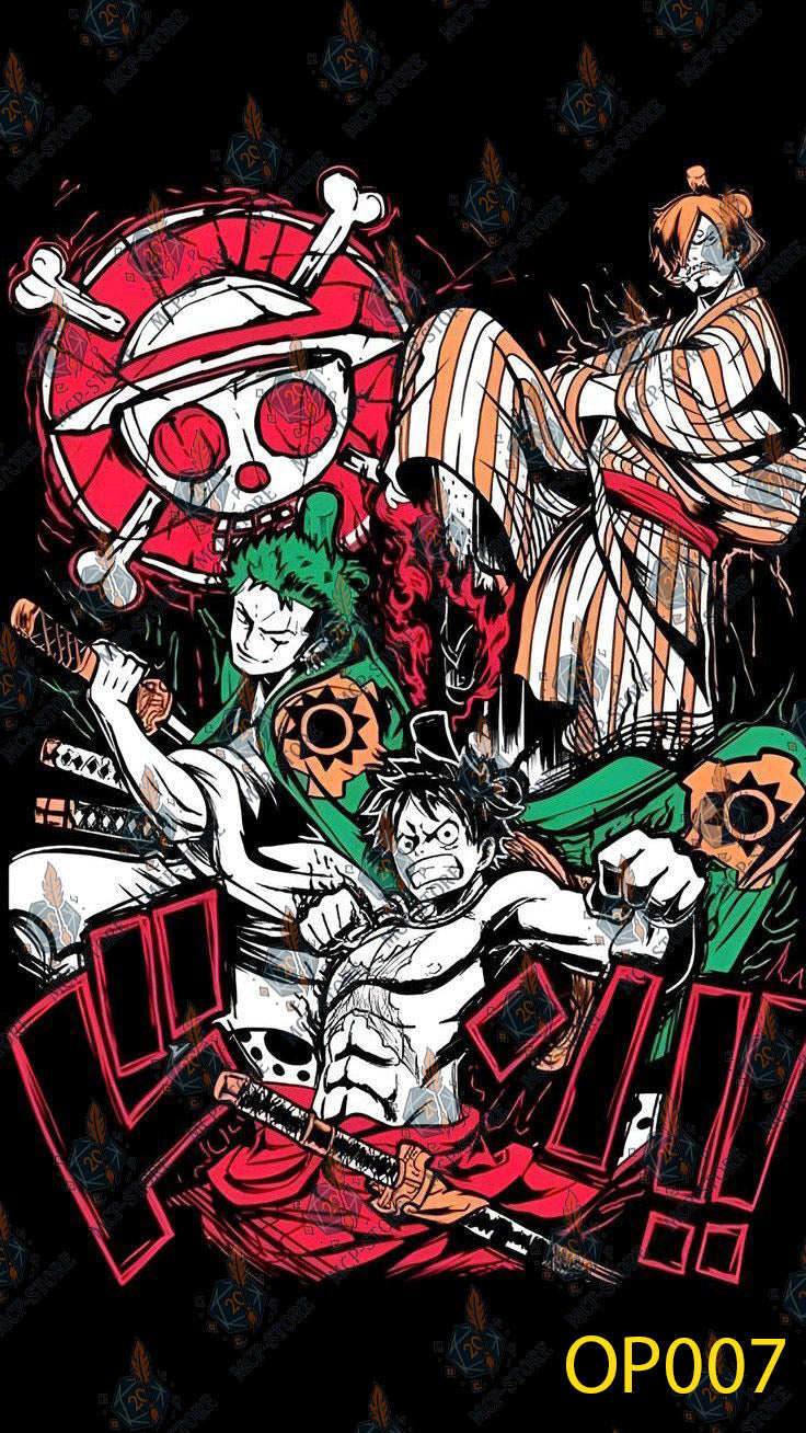 Poleras estampadas One Piece