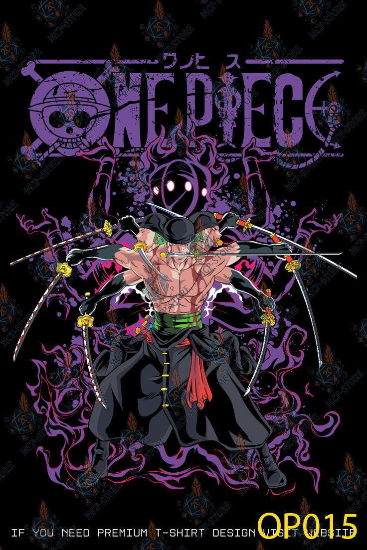 Poleras estampadas One Piece
