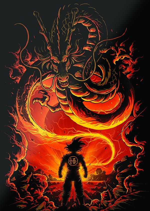 Poleras estampadas Dragon Ball